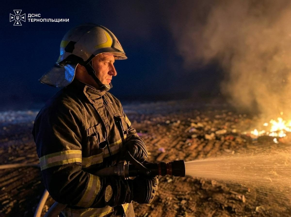 За добу на Тернопільщині загасили 14 пожеж: більшість спалахнула просто неба (фото)