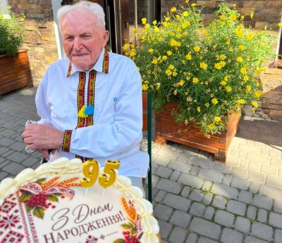 95-річчя відзначає колишній міський голова Борщева та учасник національно-визвольних змагань (фото)