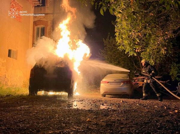 Дев’ять пожеж за добу: на Тернопільщині від вогню врятували сім будівель і два транспортні засоби (фото)