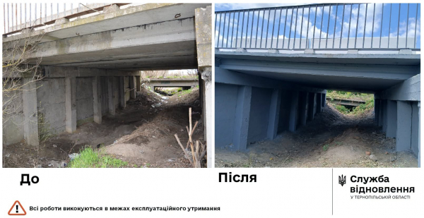 На Тернопільщині відремонтували 10 аварійних мостів: де тривають роботи (фото)