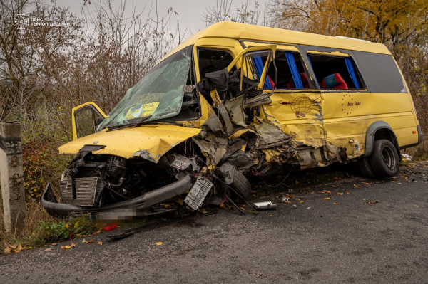 Поблизу Малого Ходачкова сталася ДТП: одна людина загинула, 11 травмувалися (фото)
