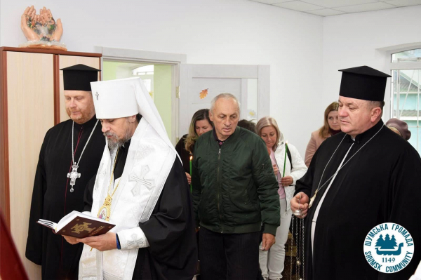 Діти навчатимуться християнських цінностей: у Шумську відкрили новий освітній простір (фото)