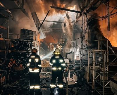 Наслідки дронової атаки рф по Чорткову: є потерпілі та госпіталізовані