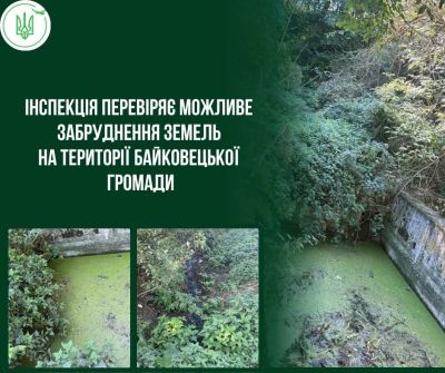 Стічні води течуть у рів та яр: в Байковецькій громаді виявили два несанкціоновані скиди