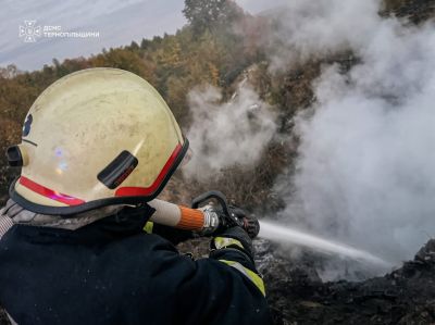 Палає стихійне сміттєзвалище: пожежа у Городниці