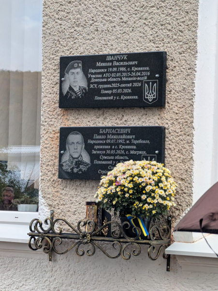 Семеро янголів з неба: на Теребовлянщині відкрили пам'ятні дошки полеглим воїнам (фото)