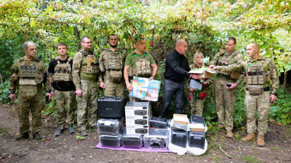 У День захисників і захисниць Сергій Надал привітав воїнів 44-ї бригади на фронті (фото)