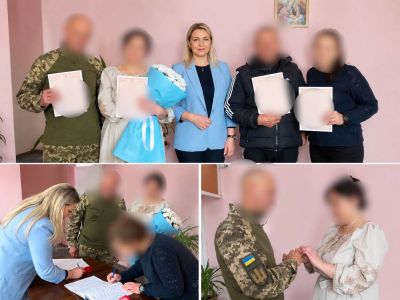 У Збаразькій колонії дві засуджені жінки зареєстрували шлюби (фото)
