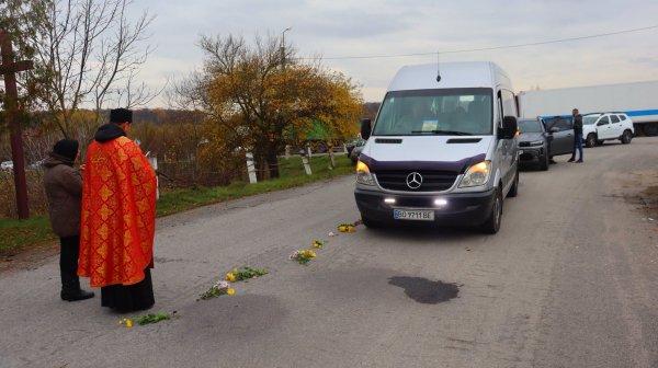 Байковецька громада зустріла на щиті захисника з Романівки Петра Вербіцького (фото)