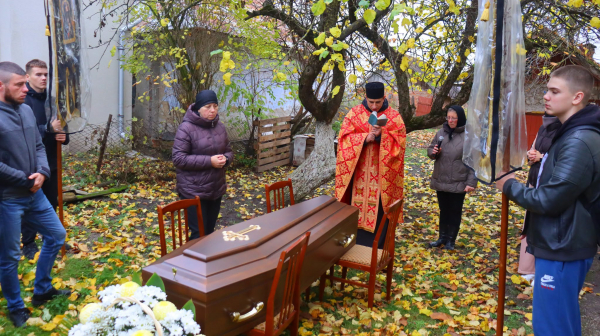 Байковецька громада зустріла на щиті захисника з Романівки Петра Вербіцького (фото)