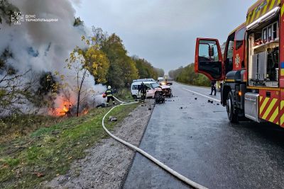 ДТП на Тернопільщині: 11 травмованих, серед них двоє дітей (фото)